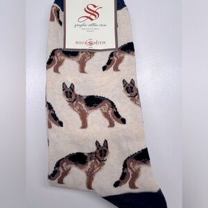 SockSmith boutique German Shepard socks. Brand new.